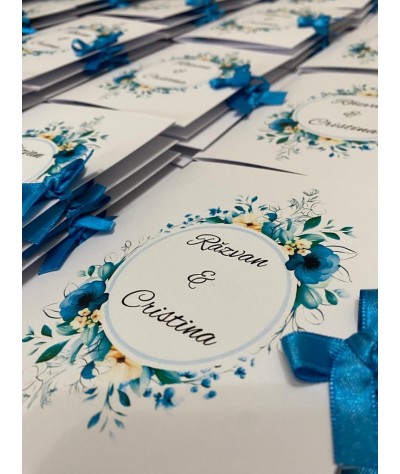 Invitatie nunta stil carticica - Model 17 Invitatie nunta stil carticica - Model 17