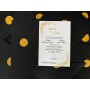 Invitatie nunta in plic negru cu sigiliu- Model 17