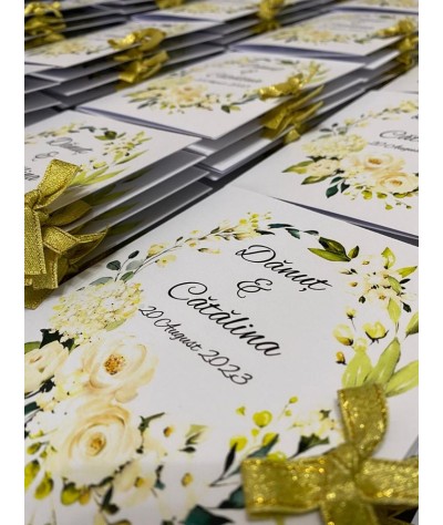 Invitatie nunta stil carticica - Model 18 Invitatie nunta stil carticica - Model 18