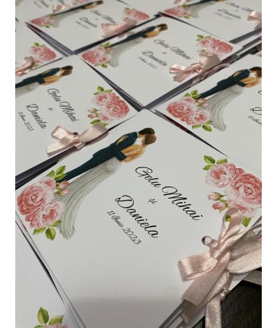 Invitatie nunta stil carticica - Model 3 Invitatie nunta stil carticica - Model 3