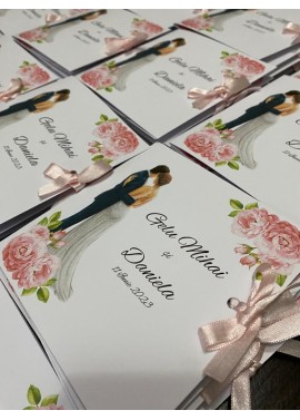 Invitatie nunta stil carticica - Model 3