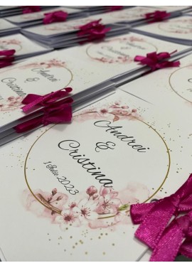 Invitatie nunta stil carticica - Model 4