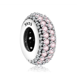 Charm din argint 925 cu piatra cubica din zirconiu Charm din argint 925 cu piatra cubica din zirconiu