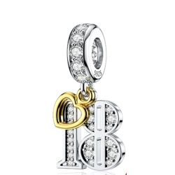 Charm din argint 925 pentru majorat Charm din argint 925 pentru majorat