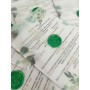 Invitatie nunta cu foaie de calc si sigiliu - Model 2