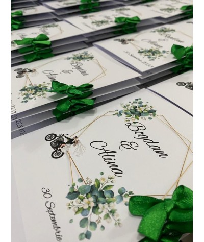 Invitatie nunta stil carticica - Model 10 Invitatie nunta stil carticica - Model 10