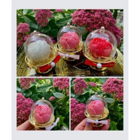 Lumanare decorativa parfumata in cupola. 40g, culoare personalizabila, 7cm inaltime, 5cm latime