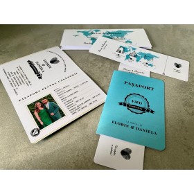 Invitatie nunta stil Pasaport - Model 5 Invitatie nunta stil Pasaport - Model 5