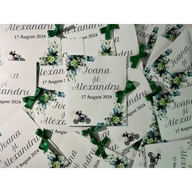 Invitatie nunta stil carticica - Model 22 Invitatie nunta stil carticica - Model 22